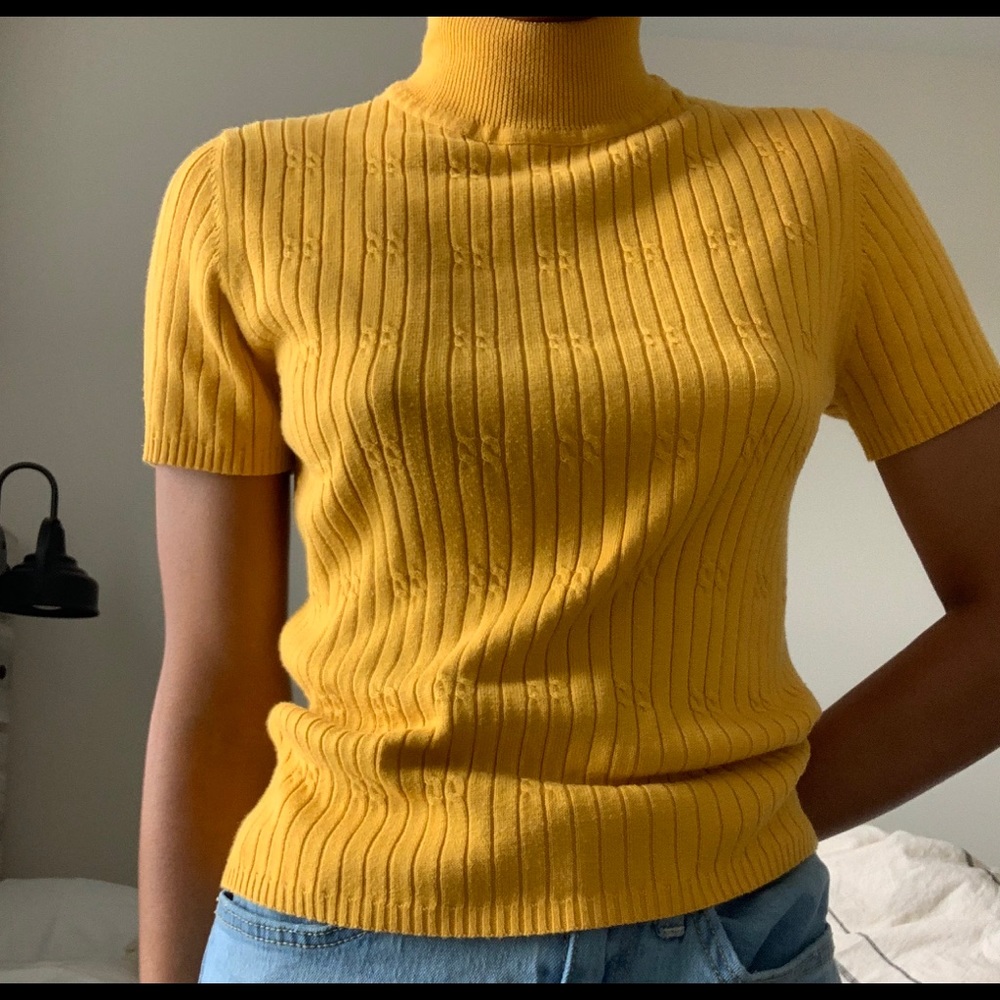 Mock neck sweater